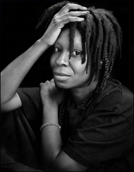 &quot;Whoopi Goldberg,&quot; 1988, Black and White Silver Gelatin Photograph