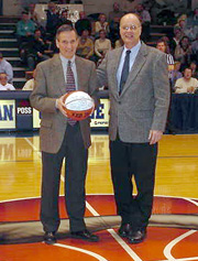 Coach Walker with Dean Curt Keim
