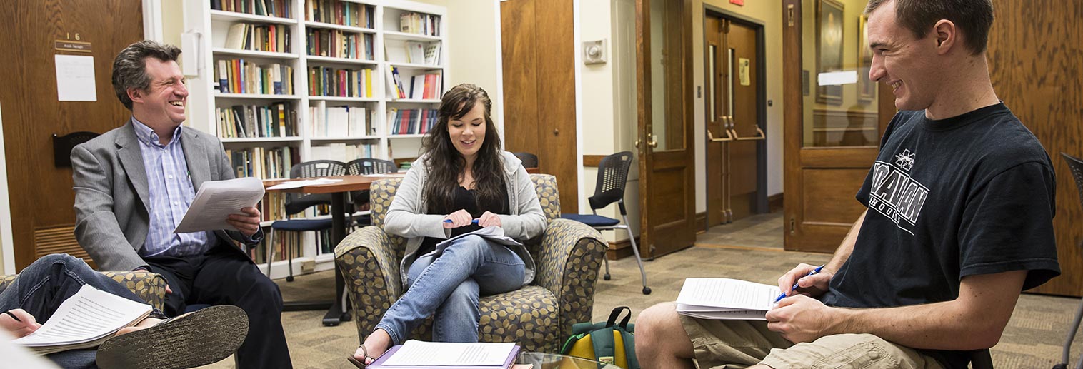 Jason Radine with Students