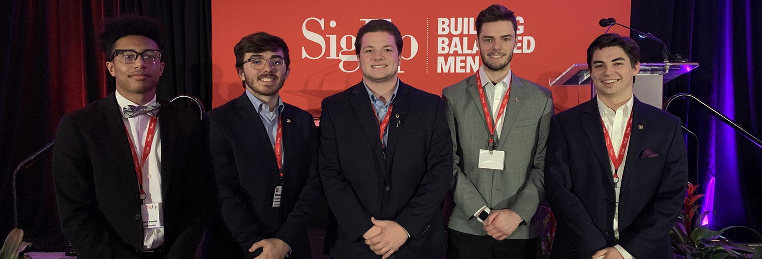 Sigma Phi Epsilon Members Attending a Fraternity Conference