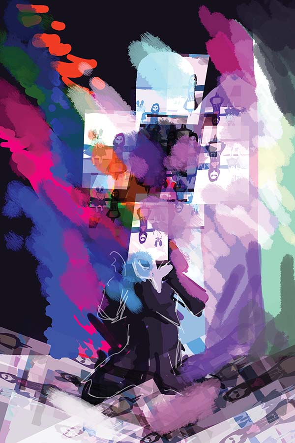 Wendy Cooper's painting Spiral Storm