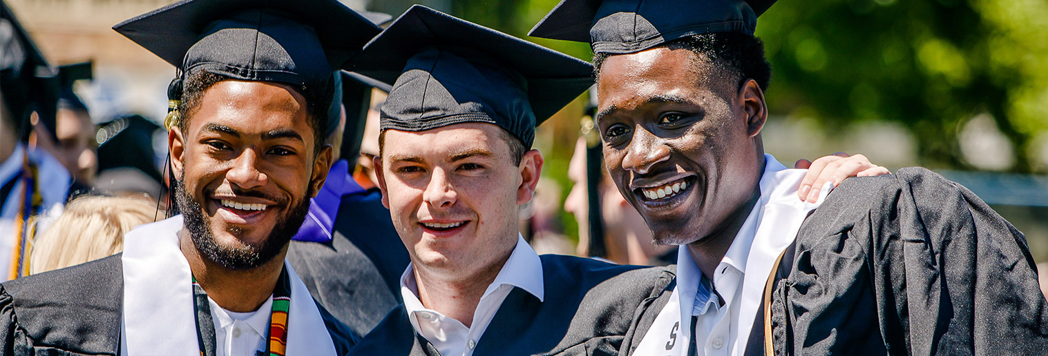 Students at commencement