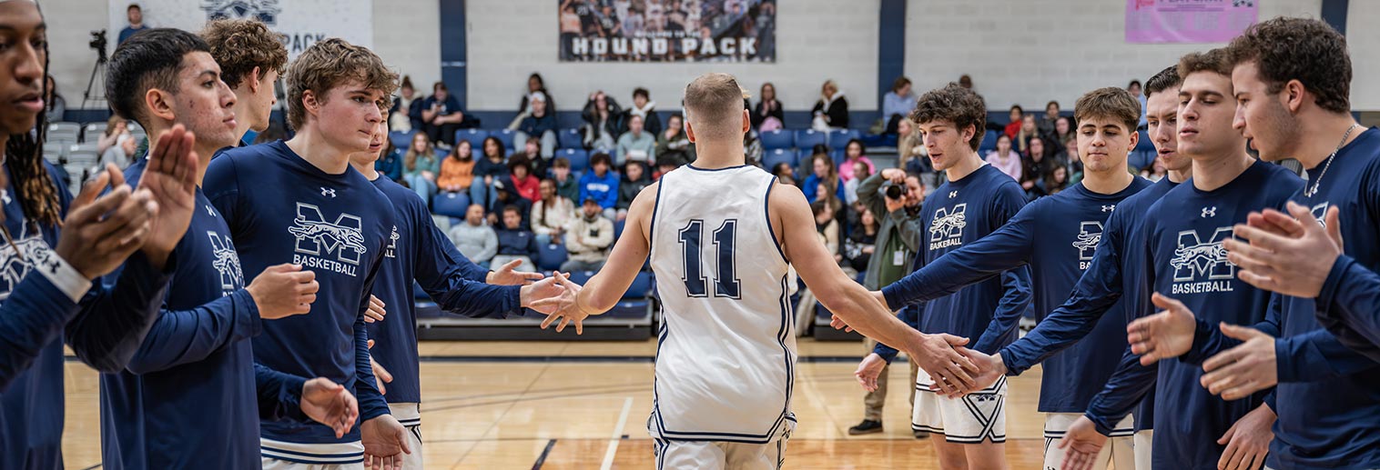 Basketball high-five
