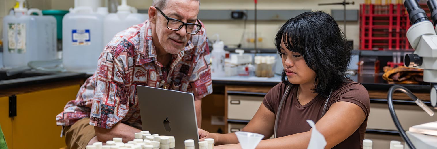 Prof. Jones with SOAR student