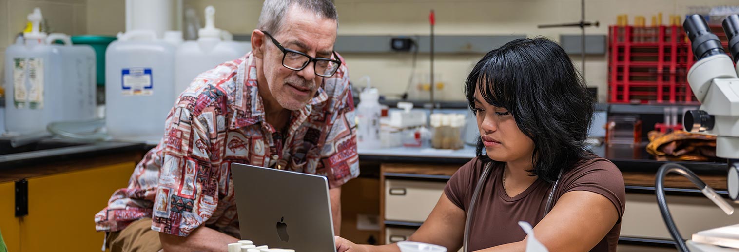 Prof. Jones with SOAR student