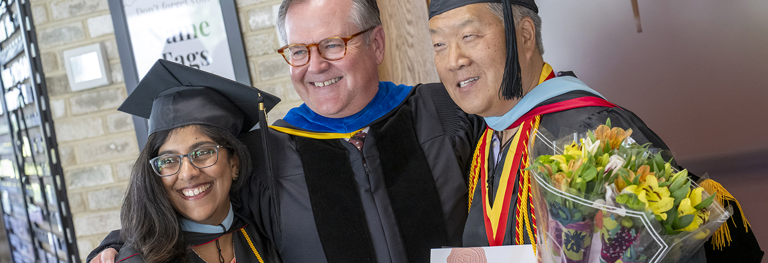 LTS Graduation Greg, Jenna flowers