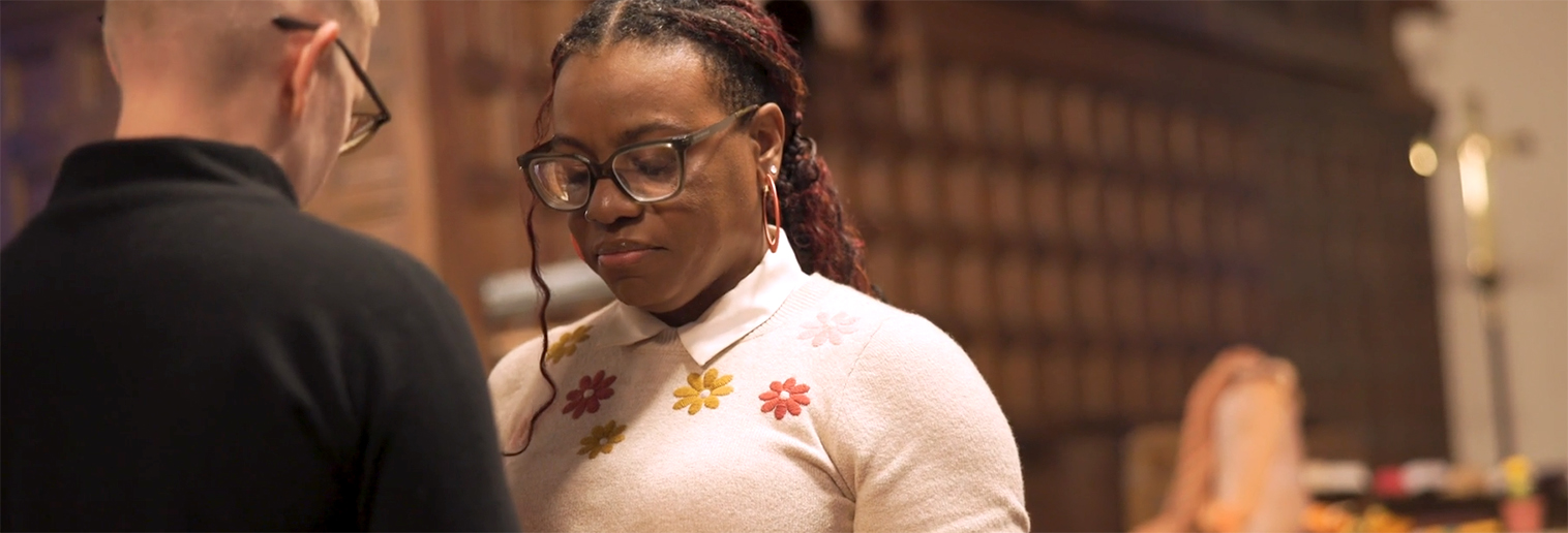 Prayer in Santee Chapel, Lancaster