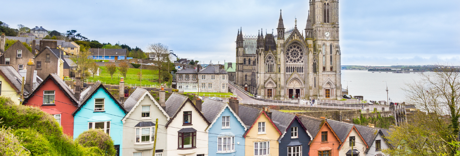 Cork, Ireland colorful houses
