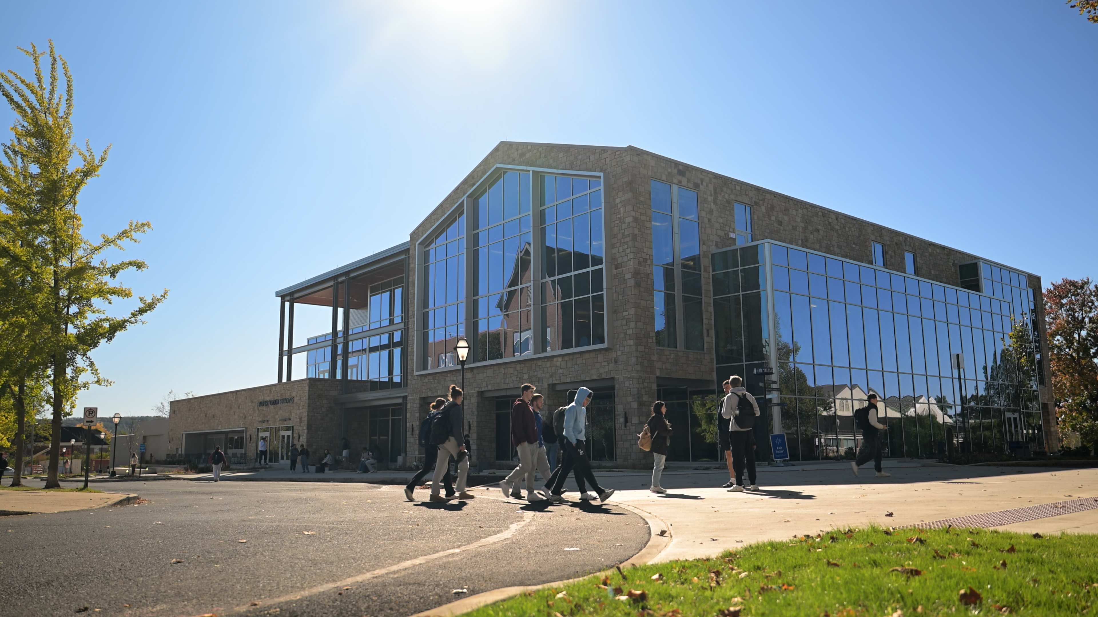 HUB outside in the summer