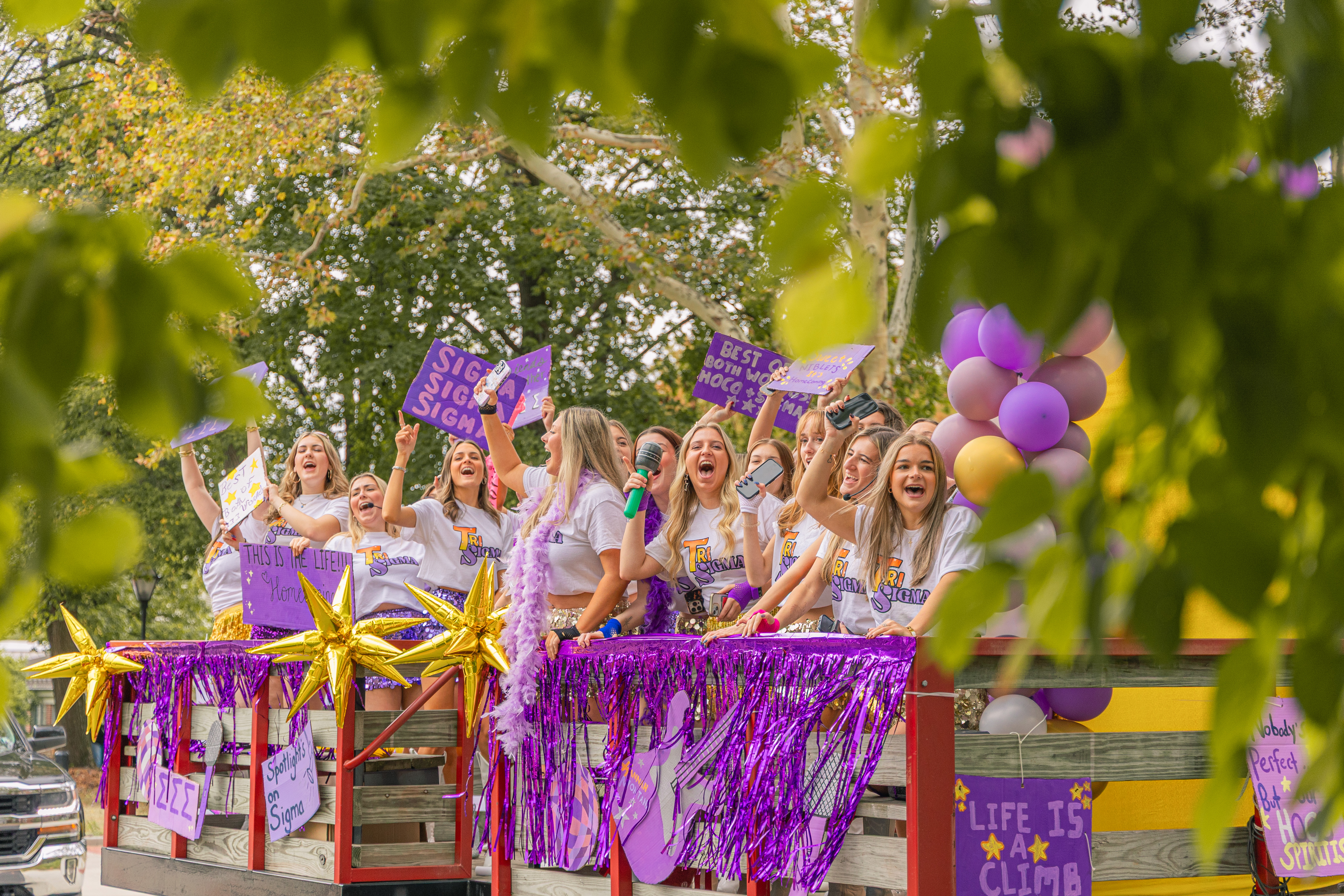 Sigma homecoming float