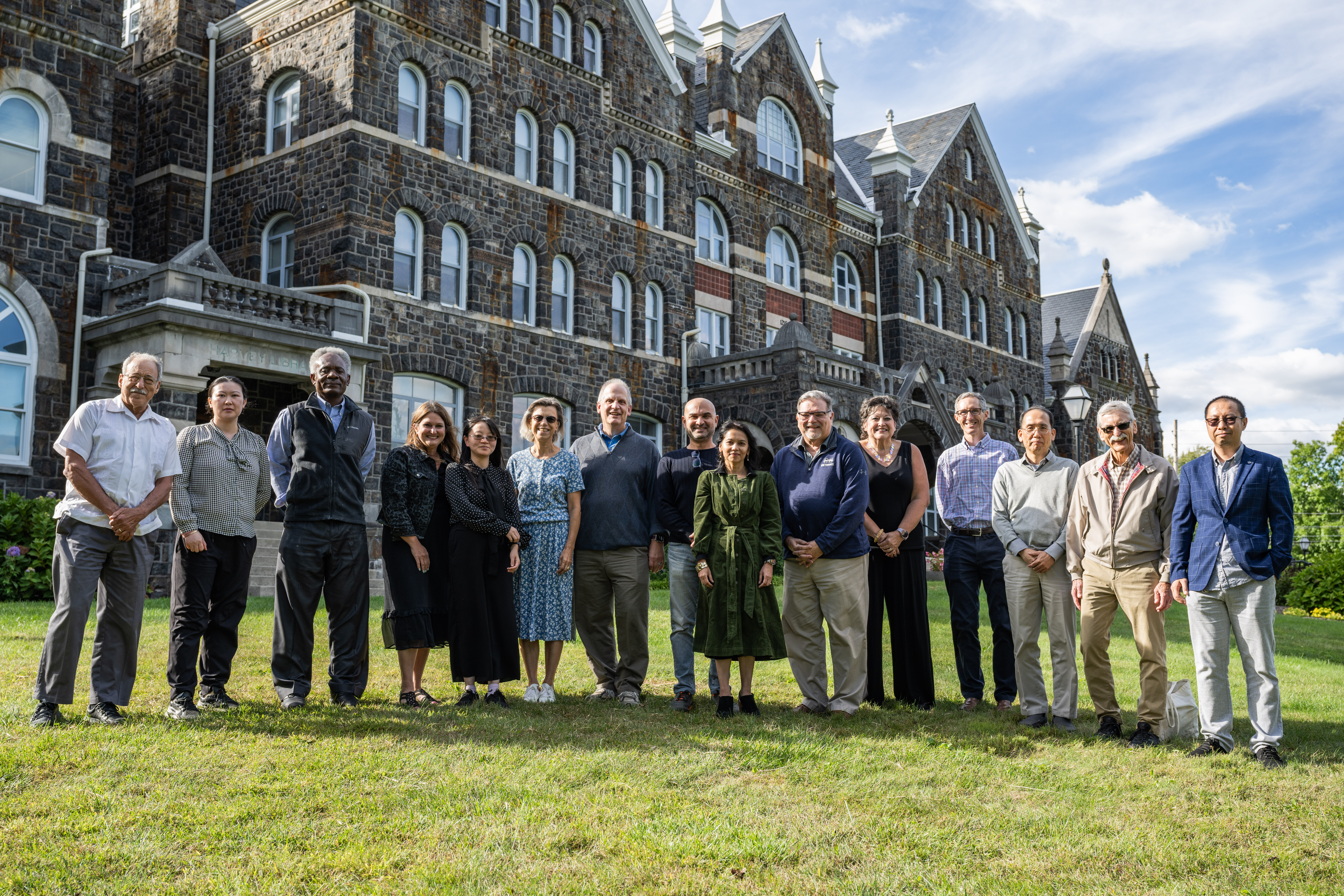 SOBE faculty outside of Comenius