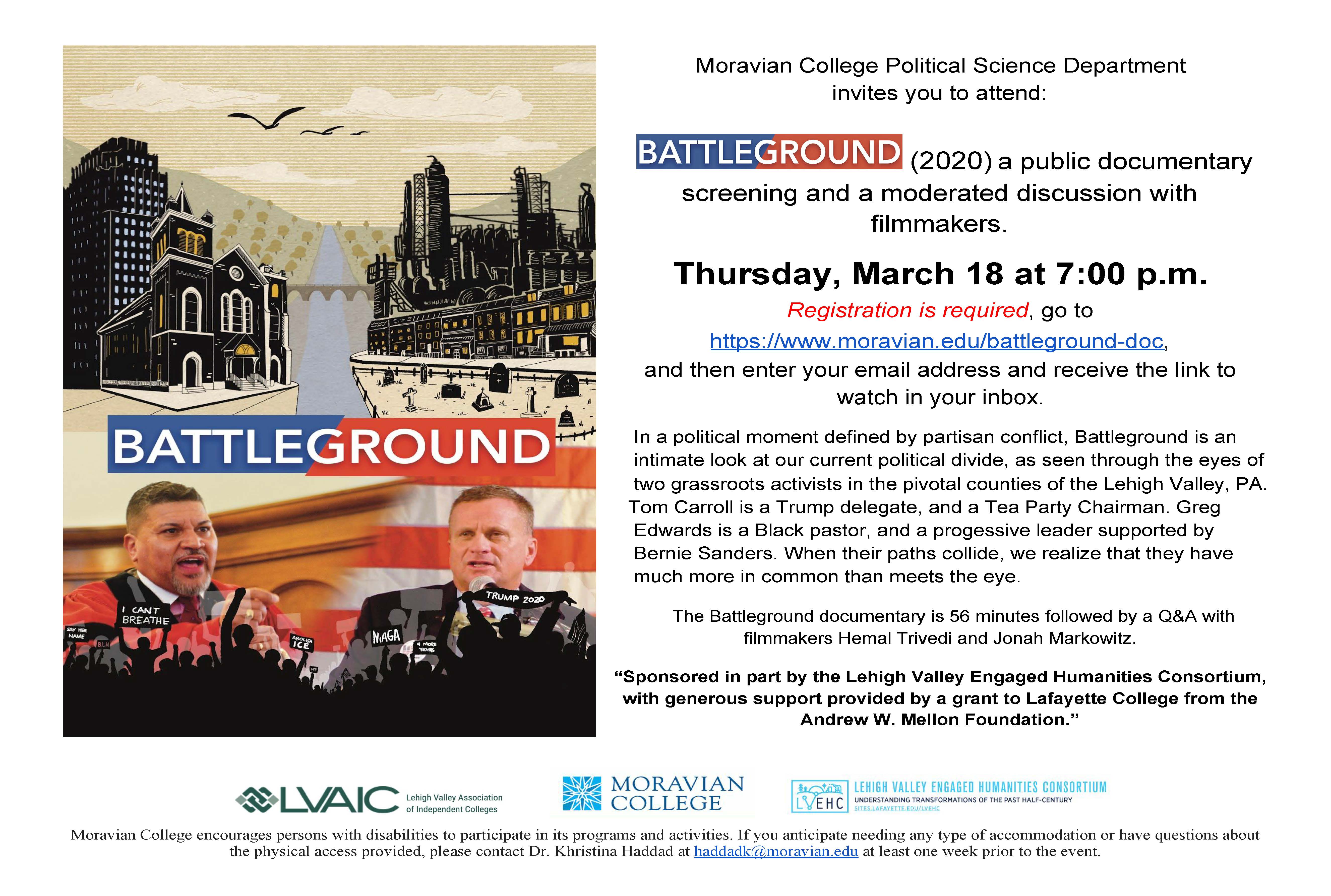 "Battleground" Documentary on Two Political Campaigns in the Lehigh Valley