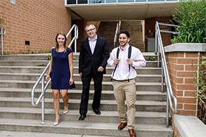 Beth Davies and Aaron Hudson