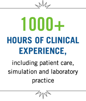 1000-plus hours of clinical experience