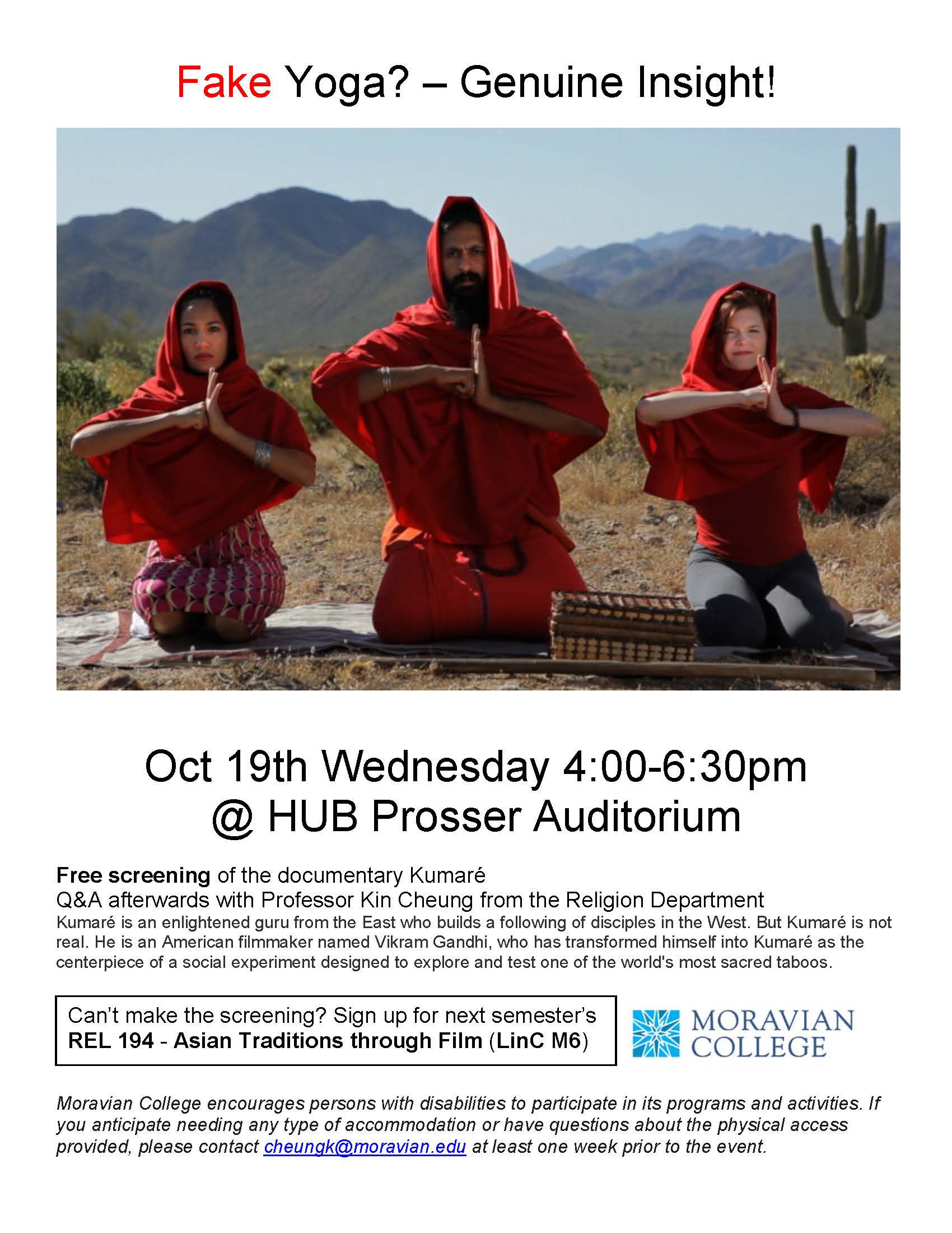 Fake Yoga, Genuine Insight