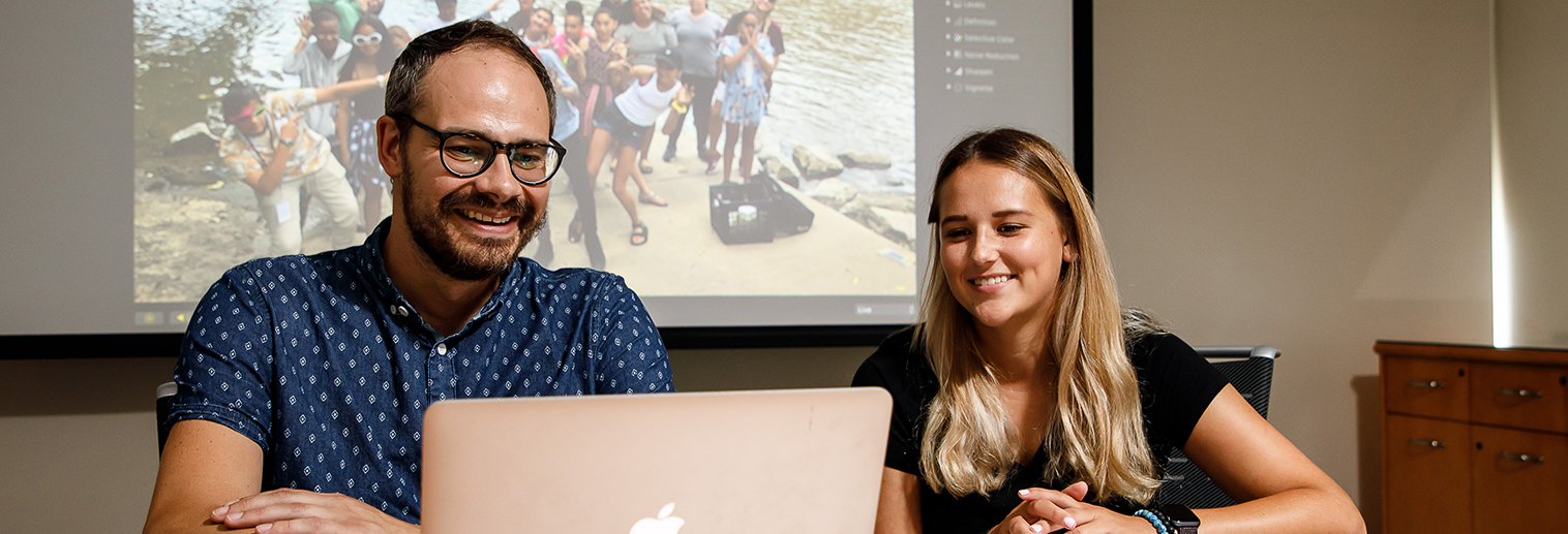 Erin Anagnost and Dr. Gleason