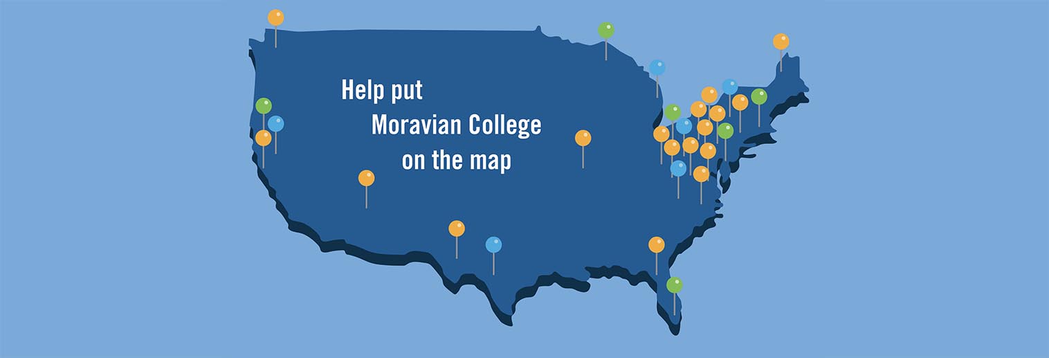 Moravian University Map