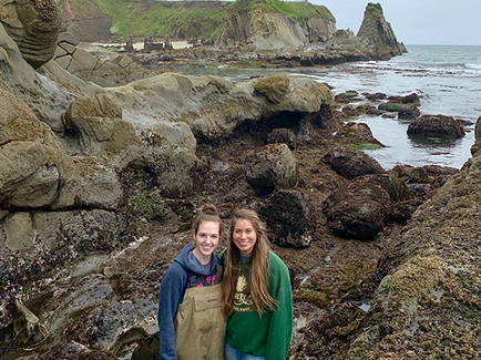 Student on the coast