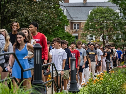 Orientation student walk