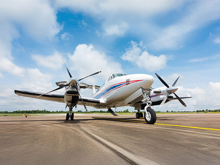 Airplane on the runway