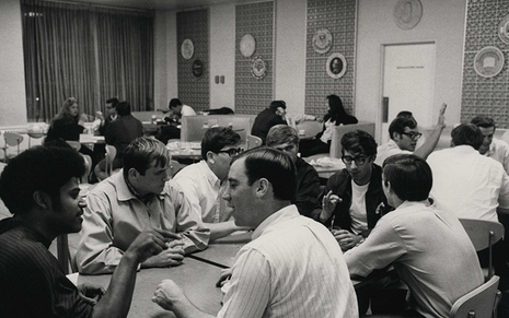 HUB 1970s cafeteria