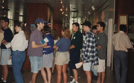 HUB 1990s students