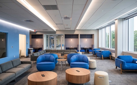 HUB Interior sitting area