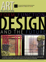 Art Education Journal Nov 2014 Cover Featuring Artwork by Dr. Baxter
