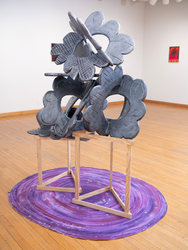 The wild, overgrown garden