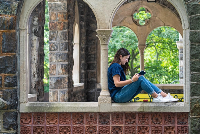 Comenius Hall student