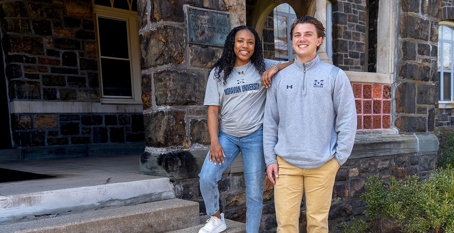 Students outside of Comenius