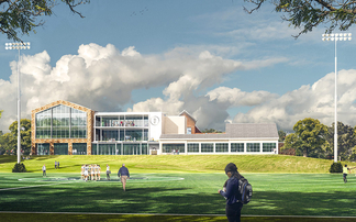 HUB rendering west side