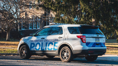 Campus police car