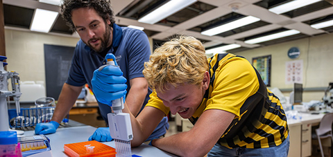 SOAR student with Dr. Proud