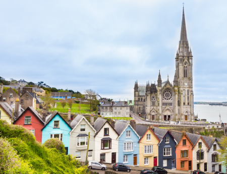 Cork, Ireland colorful houses