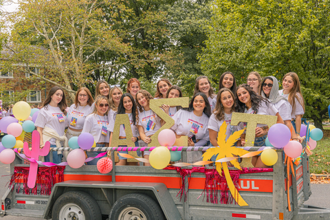 AST homecoming float