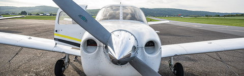 Airplane on runway