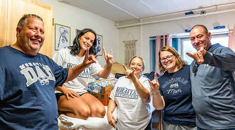 Family is dorm room