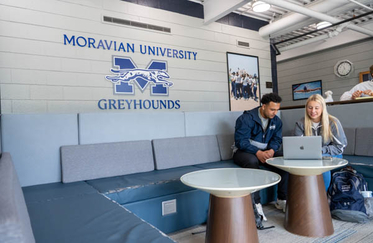 Students working on laptop