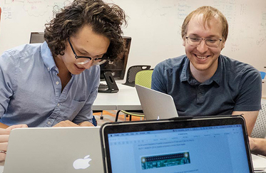 Students with professor