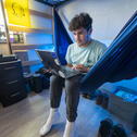 Student in dorm
